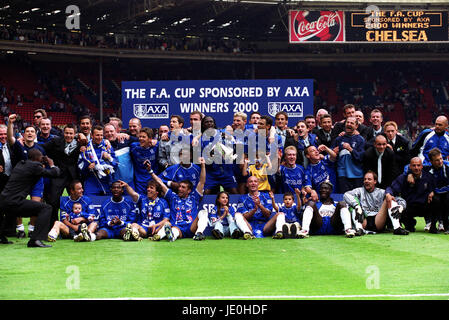 CHELSEA FA CUP Gewinner 2000 ASTON VILLA V CHELSEA 20 Mai 2000 Stockfoto