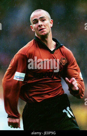 MICHAEL BRANCH WOLVERHAMPTON WANDERERS FC WOLVERHAMPTON MOLINEUX WOLVERHAMPTON ENGLAND 24. September 2000 Stockfoto