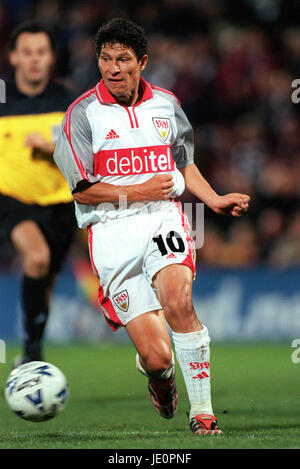 KRASSIMIR BALAKOV VFB STUTTGART TYNECASTLE STADIUM EDINBURGH Schottland 28. September 2000 Stockfoto