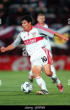 KRASSIMIR BALAKOV VFB STUTTGART TYNECASTLE STADIUM EDINBURGH Schottland 28. September 2000 Stockfoto