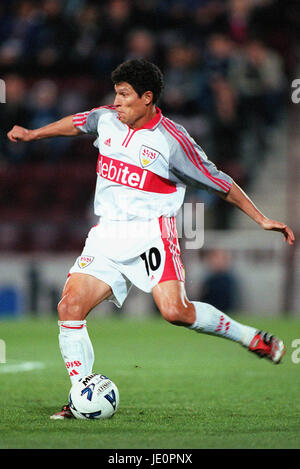 KRASSIMIR BALAKOV VFB STUTTGART TYNECASTLE STADIUM EDINBURGH Schottland 28. September 2000 Stockfoto