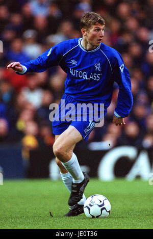 TORE André FLO CHELSEA FC Londoner STAMFORD BRIDGE 28. Oktober 2000 Stockfoto