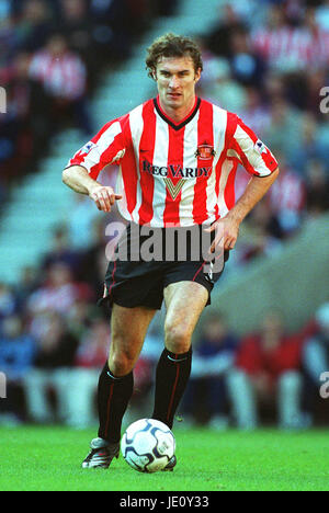 STANISLAV VARGA SUNDERLAND FC Stadion von leichten SUNDERLAND 29. Oktober 2001 Stockfoto