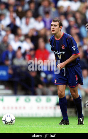 GAVIN MCCANN SUNDERLAND FC REEBOK STADIUM BOLTON ENGLAND 29. September 2001 Stockfoto