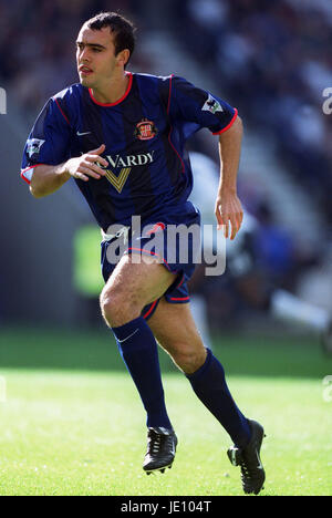 GAVIN MCCANN SUNDERLAND FC REEBOK STADIUM BOLTON ENGLAND 29. September 2001 Stockfoto