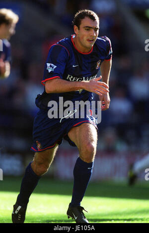 GAVIN MCCANN SUNDERLAND FC REEBOK STADIUM BOLTON ENGLAND 29. September 2001 Stockfoto