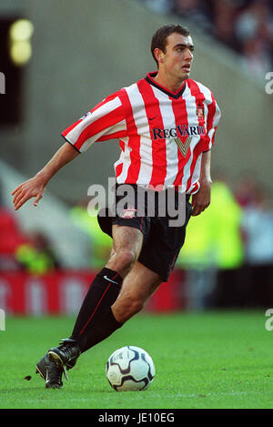 GAVIN MCCANN SUNDERLAND FC Stadion von leichten SUNDERLAND 22. September 2001 Stockfoto