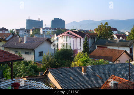 Skyline von Banja Luka in der früh. Bosnien und Herzegowina Stockfoto