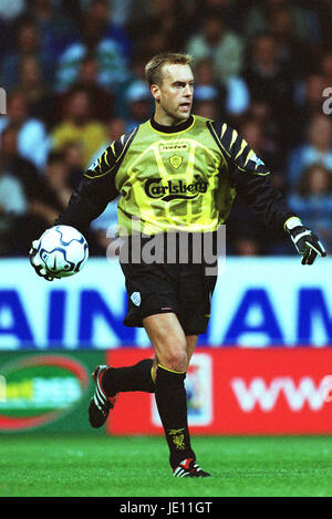 SANDER WESTERVELD LIVERPOOL FC REEBOK STADIUM BOLTON ENGLAND 27. August 2001 Stockfoto