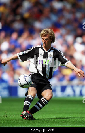 WARREN BARTON NEWCASTLE UNITED FC 19. August 2001 Stockfoto