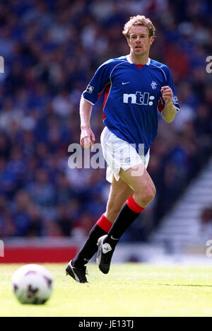 BERT KONTERMAN GLASGOW RANGERS FC IBROX GLASGOW 4. August 2001 Stockfoto