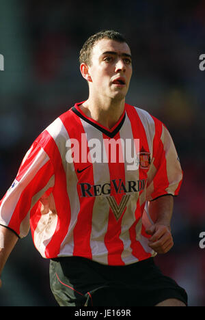 GAVIN MCCANN SUNDERLAND FC Stadion von leichten SUNDERLAND ENGLAND 17. Februar 2001 Stockfoto