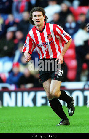 STANISLAV VARGA SUNDERLAND FC Stadion von leichten SUNDERLAND ENGLAND 27. Januar 2001 Stockfoto