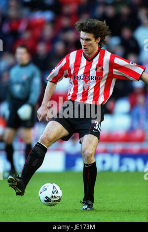 STANISLAV VARGA SUNDERLAND FC Stadion von leichten SUNDERLAND ENGLAND 27. Januar 2001 Stockfoto