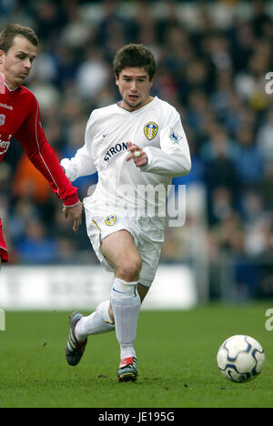 HARRY KEWELL LEEDS UNITED FC LEEDS ELLAND ROAD 3. Februar 2002 Stockfoto