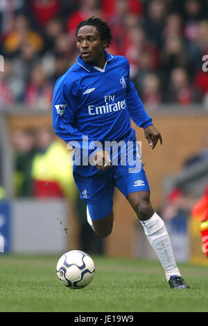 CELESTINE BABAYARO CHELSEA FC ANFIELD LIVERPOOL 24. März 2002 Stockfoto