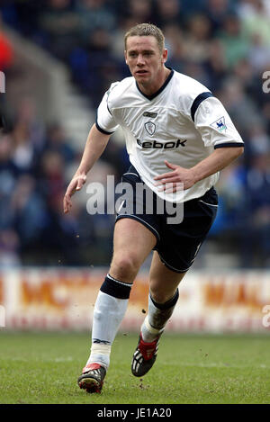 KEVIN NOLAN BOLTON WANDERERS FC REEBOK STADIUM BOLTON 30. März 2002 Stockfoto