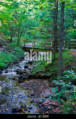 Mäander in Wisconsin Stockfoto