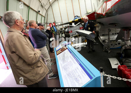 Allgemeine Ansichten des Tangmere Military Aviation Museum, Tangmere, in der Nähe von Chichester, West Sussex, UK. Stockfoto