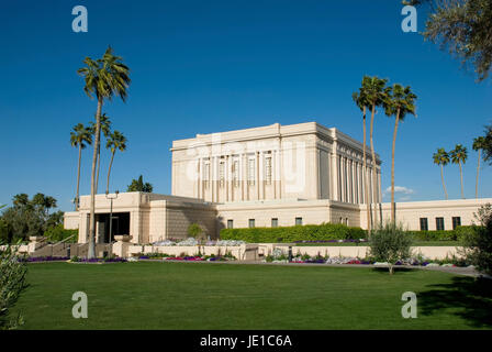 Mesa-Arizona-Tempel der Kirche Jesu Christi der Heiligen der letzten Tage Stockfoto