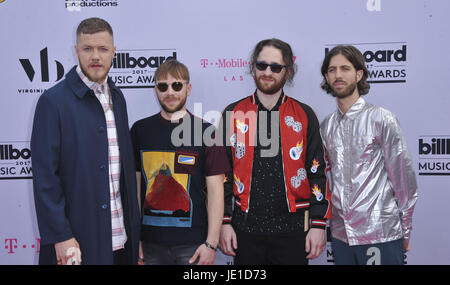 Die Billboard Music Awards mit 2017: Dan Reynolds, Wayne Sermon, Ben McKee, Daniel Platzman Where: Las Vegas, Nevada, Vereinigte Staaten, wann: 21. Mai 2017 Kredit: Apega/WENN.com Stockfoto