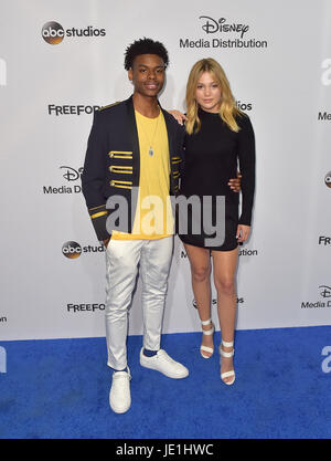 2017 ABC/Disney Media Distribution International im Voraus mit: Aubrey Joseph, Olivia Holt wo: Burbank, Kalifornien, Vereinigte Staaten, wann: 21. Mai 2017 Kredit: FayesVision/WENN.com Stockfoto