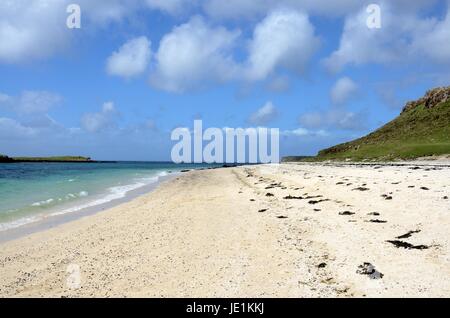 Coral Beach Claigan Dunvegan Isle Of Skye Scotalnd Stockfoto