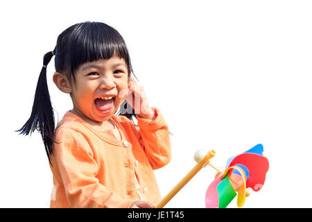 niedliche kleine Mädchen für Adv oder anderen Zweck Verwendung Stockfoto