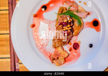 Gegrilltes Fleisch Medaillons Stockfoto