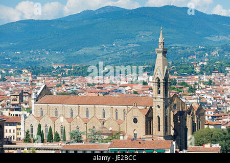 Bild des Klosters Santa Maria Novella in Florenz, Italien Stockfoto