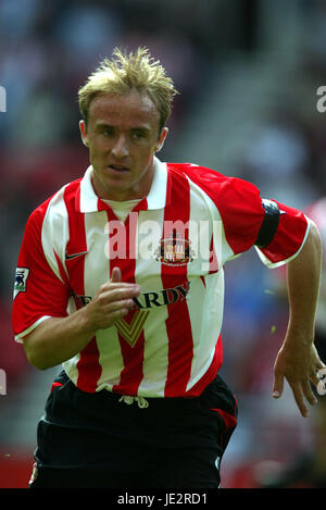 THOMAS BUTLER SUNDERLAND FC Stadion von leichten SUNDERLAND ENGLAND 24. August 2002 Stockfoto