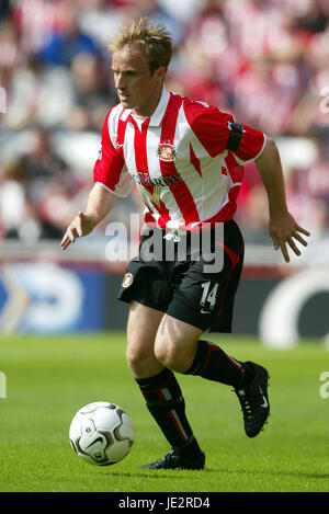 THOMAS BUTLER SUNDERLAND FC Stadion von leichten SUNDERLAND ENGLAND 24. August 2002 Stockfoto