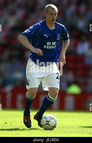 TONY HIBBERT EVERTON FC Stadion von leichten SUNDERLAND ENGLAND 24. August 2002 Stockfoto