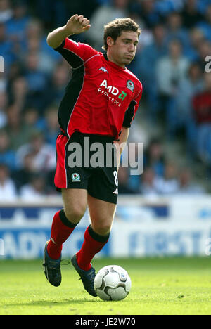 DAVID DUNN BLACKBURN ROVERS FC MAIN ROAD MANCHESTER 15. September 2002 Stockfoto