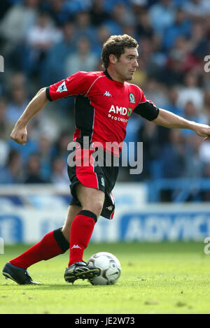 DAVID DUNN BLACKBURN ROVERS FC MAIN ROAD MANCHESTER 15. September 2002 Stockfoto