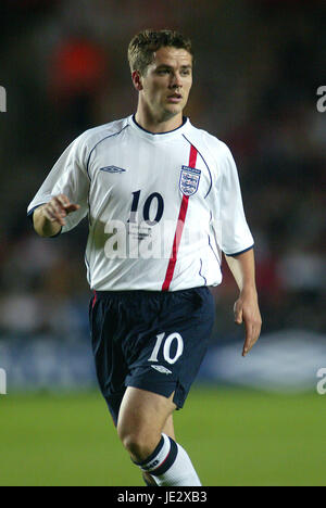 MICHAEL OWEN ENGLAND & LIVERPOOL FC 16. Oktober 2002 Stockfoto