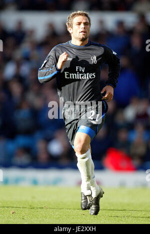 ENRIQUE DE LUCAS CHELSEA FC MAIN Straße MANCHESTER 19. Oktober 2002 Stockfoto