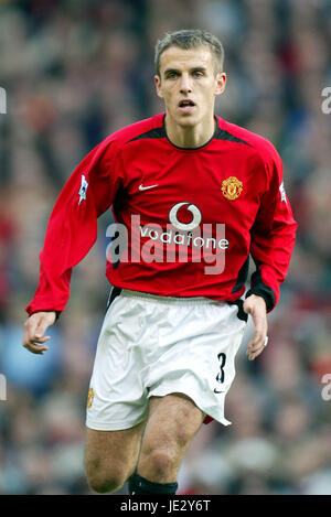 PHILIP NEVILLE MANCHESTER UNITED FC OLD TRAFFORD MANCESTER 26. Oktober 2002 Stockfoto