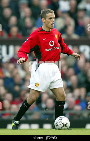 PHILIP NEVILLE MANCHESTER UNITED FC OLD TRAFFORD MANCESTER 26. Oktober 2002 Stockfoto