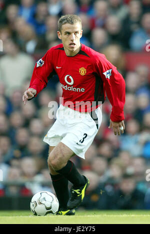 PHILIP NEVILLE MANCHESTER UNITED FC OLD TRAFFORD MANCESTER 26. Oktober 2002 Stockfoto
