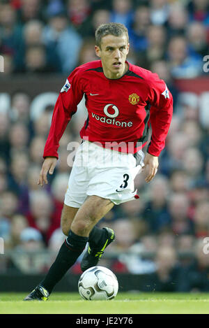 PHILIP NEVILLE MANCHESTER UNITED FC OLD TRAFFORD MANCESTER 26. Oktober 2002 Stockfoto
