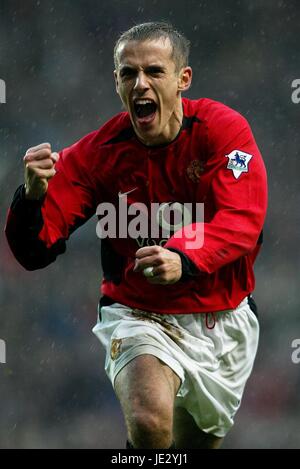 PHILIP NEVILLE MANCHESTER UNITED FC OLD TRAFFORD MANCESTER 2. November 2002 Stockfoto