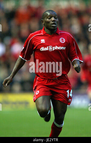 GEREMI MIDDLESBROUGH FC RIVERSIDE STADIUM MIDDLESBROUGH ENGLAND 23. November 2002 Stockfoto