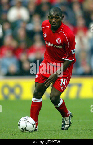 GEREMI MIDDLESBROUGH FC RIVERSIDE STADIUM MIDDLESBROUGH ENGLAND 23. November 2002 Stockfoto