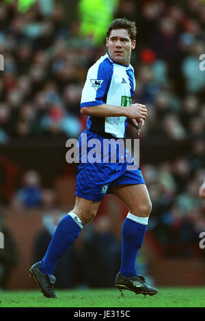 DAVID DUNN BLACKBURN ROVERS FC OLD TRAFFORD MANCHESTER 19. Januar 2002 Stockfoto