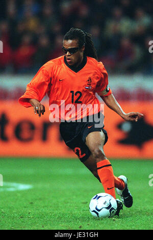 EDGAR DAVIDS HOLLAND & JUVENTUS AMSTERDAM ARENA AMSTERDAM 13. Februar 2002 Stockfoto