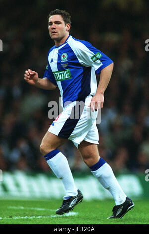 DAVID DUNN BLACKBURN ROVERS FC CARDIFF Millenium Stadion CARDIFF 23. Februar 2002 Stockfoto