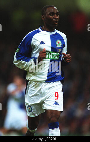 ANDY COLE BLACKBURN ROVERS FC CARDIFF Millenium Stadion CARDIFF 23. Februar 2002 Stockfoto