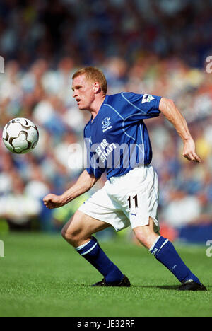 MARK PEMBRIDGE EVERTON FC GOODISON PARK LIVERPOOL 17. August 2002 Stockfoto