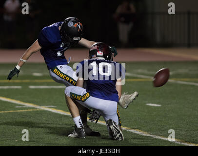 NORCAL Lions Club Football All Stars Aktion in Oroville, Kalifornien. Stockfoto